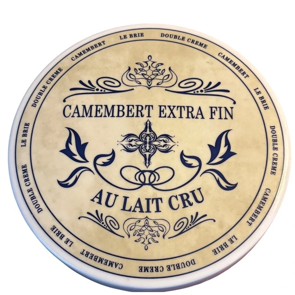 Gourmet du Village Ceramic Cheese Baker Camembert Extra Fin French Design 5in